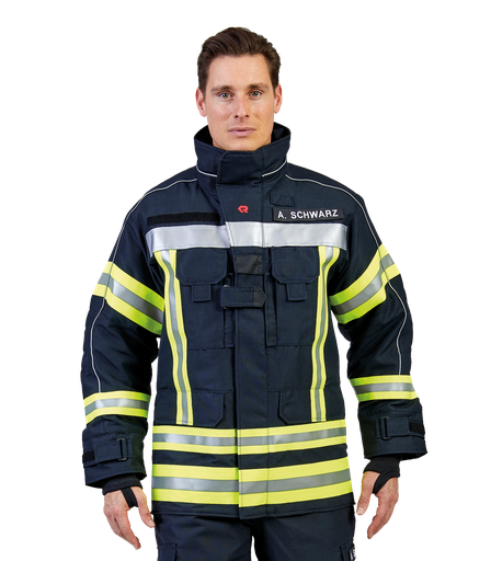 Protective jacket FIRE MAX 3 IRS blue, NOMEX® NXT