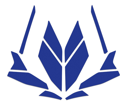 [157567] Helmet trims blue