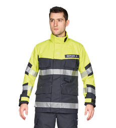 Veste GAROS G10 TR noir-bleu/jaune