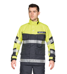 Veste GAROS G10 TR noir-bleu/jaune