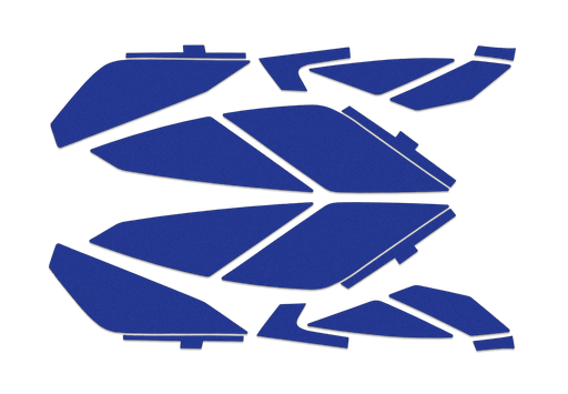 [15766701] Helmet strip set blue for HEROS H10