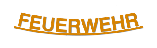 [15769601] Inscription « FEUERWEHR » jaune pour HEROS H10